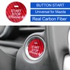 LANZMYAN Compatible with Mazda Engine Start Stop Button Cover Keyless