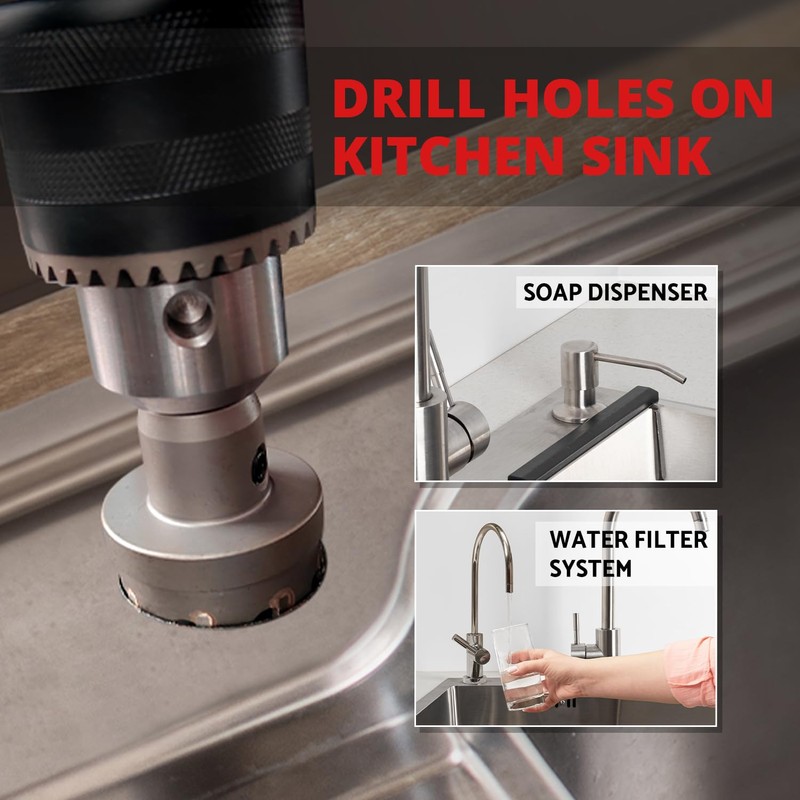 S&F STEAD & FAST 1-3/4 Inch Carbide Hole Saw for