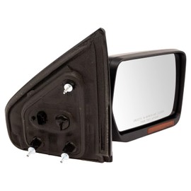 TRQ Right Mirror with Heat Power Folding Passenger Side Compatible with 2011-2014 Ford F-150 FO1321413