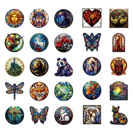 50Pcs Graffiti Anime Stickers Pack, Vintage Fantasy Stickers for Water Bottle, Laptop, Kindle, Skateboard, Guitar, Scrapbook, Journaling, Waterproof Vinyl Decals for Teens and Adults