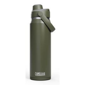 CamelBak Thrive Chug Water Bottle, 750 ml, Insulated Stainless Steel, Moss