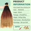 XIIMENALU Kinky Straight Wavy Braiding Hair for Boho Braids Wet