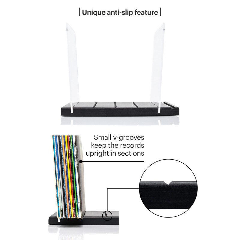 MÖNKE Premium Vinyl Record Holder - a Mid-Century Style Record
