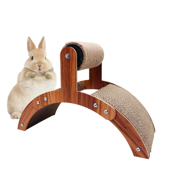 Rabbit Toys, Energizer Bunny Toy with Scratching Ball and Cardboard