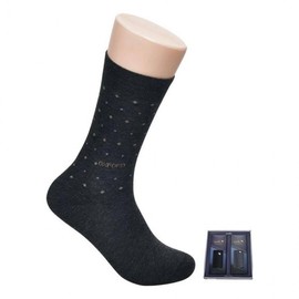 Charcoal Infused 'Kkul-Ddaeng' Men's Socks - 2 Pair Set (Specially Treated) 2 Pairs, 1 Set (26cm)