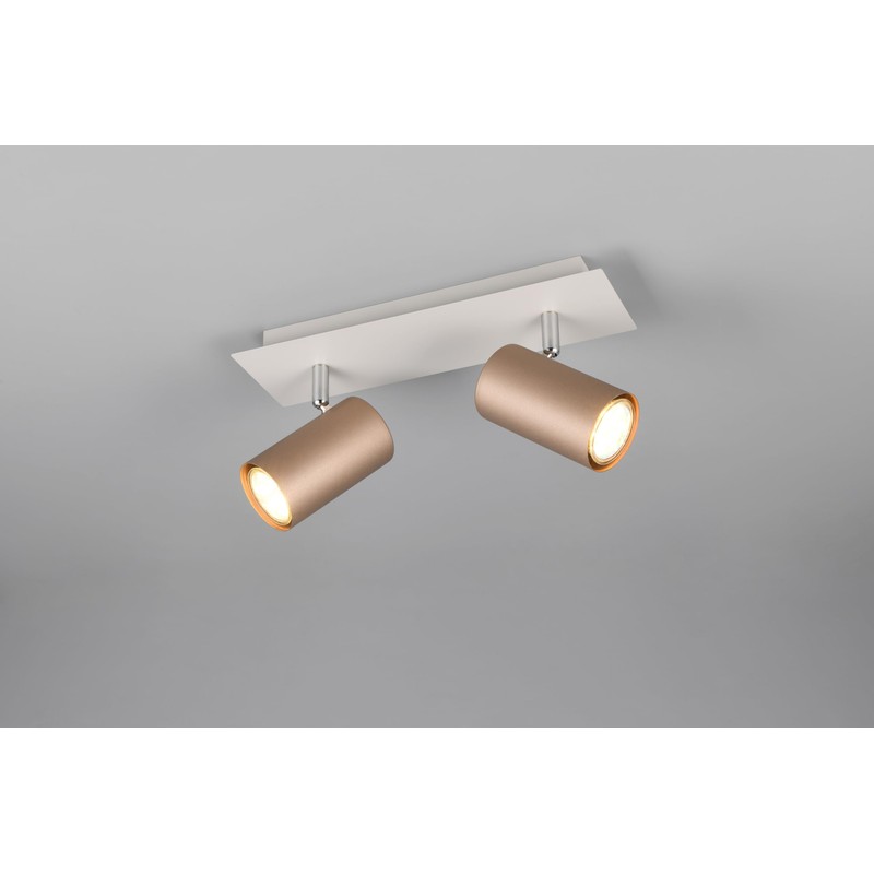 Trio Leuchten Marley 802400265 Spotlight Bar Metal Coffee / Warm