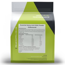 Peak Supps Essential Amino Acids 500g - EAA | Pure | Vegan