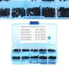 KSTE 1000pcs Small Screws Cross Head Sheet Metal Screws Assortment