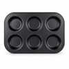 Square Muffin Pan for Home Baking – Nonstick Carbon Steel