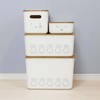 Okato Miffy Bamboo Storage Case with Lid, Small, Stackable, Width