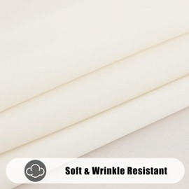 Smiry Square Table Cloth, Waterproof Anti-Scratch Polyester Tablecloth, Decorative Washable Fabric Table Cover for Dining, Buffet, Parties and Outdoor, 54x54, Beige