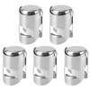 5PCS Stainless Steel Champagne Stopper Wine Drinks Bottle Plug Sealer