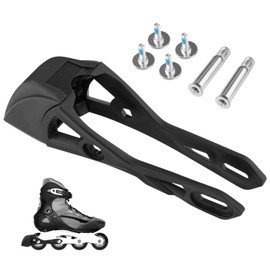 Universal Inline Roller, Skating Safety Brake Pad, Skate Brake Stopper, Roller Skate Brakes Block Pad, Plastic Non-Slip Inline Skate Roller Brakes Block Pad Skating Safety Brakes, Black