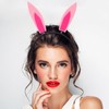 JECOMPRIS Bunny Ears Headbands Furry Rabbit Headwear Party Prom Cosplay