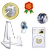 CuiCanfla 30pack Mini Clear Acrylic Easel Stands Card Stands, Mini