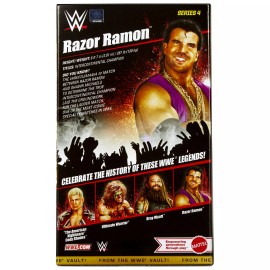WWE Razor Ramon (Purple) - WWE From the Vault  Series 4  Toy Wrestling Figure
