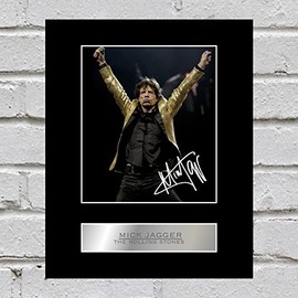 Mick Jagger Signed Mounted Photo Display The Rolling Stones #3