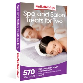 Red Letter Days Spa and Salon Treats for Two Gift Voucher – 570 UK spa and salon experiences for two