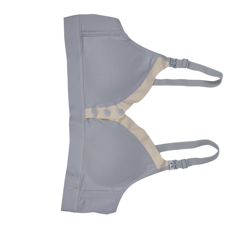 Wireless Nursing Bra V Shape Breastfeeding Breathable Maternity Bra with