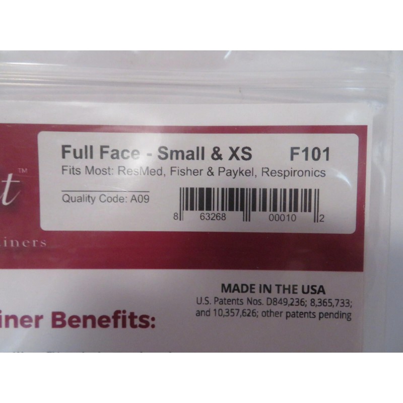 Silent Night Comfort Seal Mask Liners 4 Pack Size Small/XS