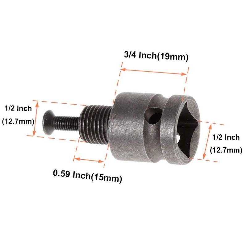 Wolfride Electric Drill Chuck 1.5-13mm Tungsten Steel Drill Chuck Impact