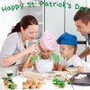 Crethinkaty 4 Pieces Clover Cookie Cutter Set Stainless Steel St.
