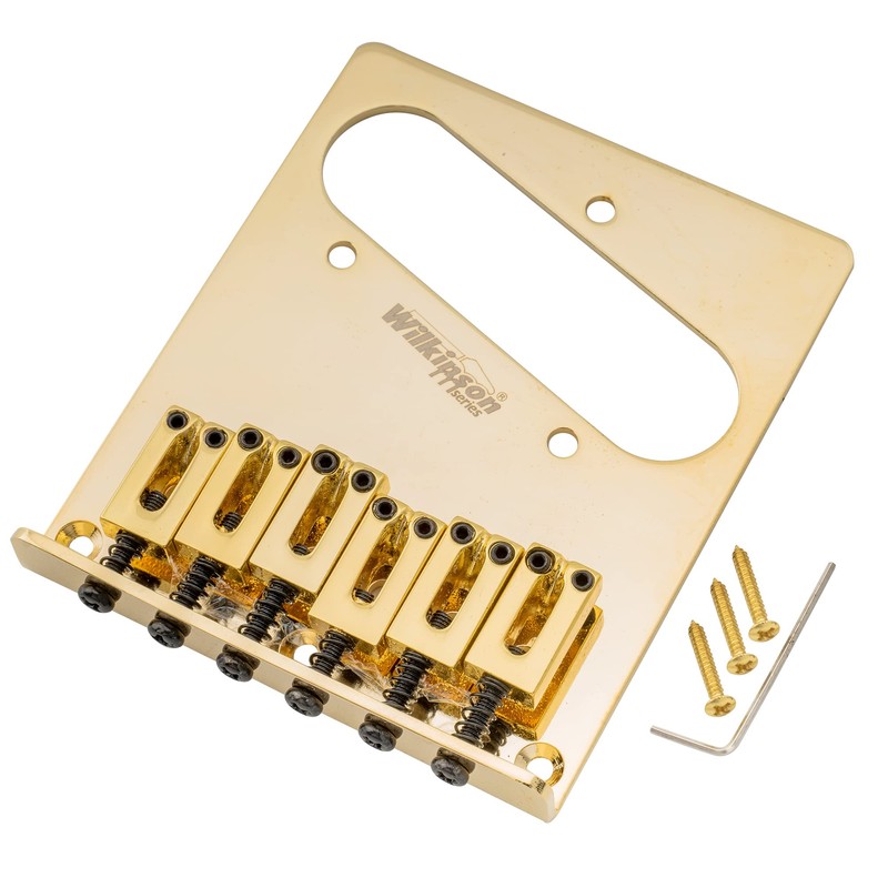 Wilkinson M Series 52.5mm(2-1/16 inch) String Spacing Telecaster Bridge with