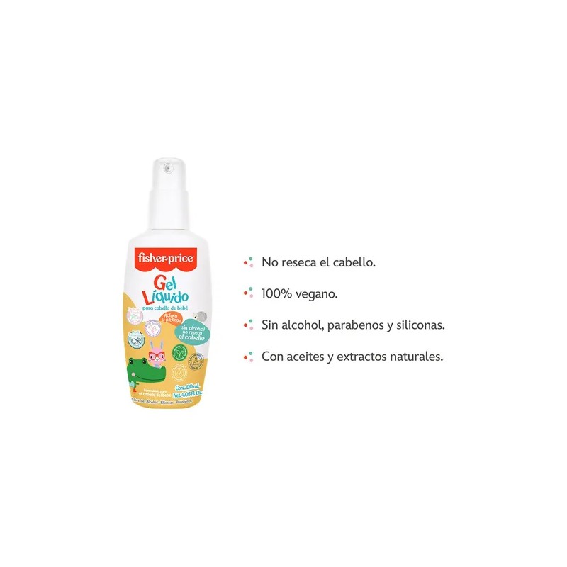 Fisher Price - Gel Líquido Para Cabello