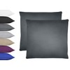 NatureMark Pack of 2 Microfibre Cushion Covers 100% Polyester Cushion
