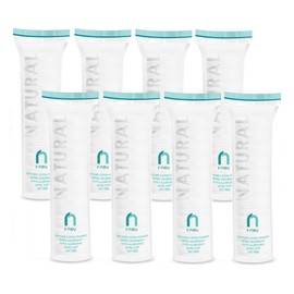 R-Neu Premium [Turkish] Cotton Rounds, 800 Count, Stitched, Waffle Textured, 100% Natural, Hypoallergenic Makeup Remover, Cotton Rounds for Face