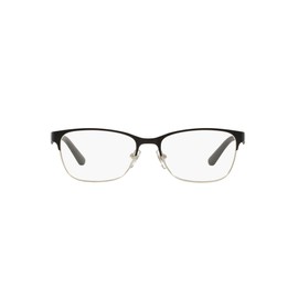 Vogue Eyewear Vo3940 - Marco cuadrado para anteojos graduadas para mujer, Negro mate/lente de demostración., 52 mm
