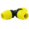 HOME-FLEX Underground IPS Yellow Poly Gas Pipe Tee (1/2)