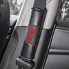 WOigQing 2 Pcs Carbon Fiber Leather Car Seat Belt Shoulder