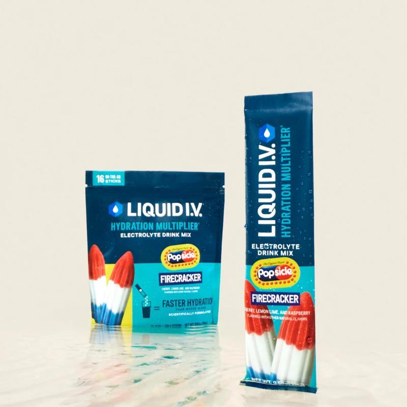 Liquid I.V. Hydration Multiplier - Popsicle Firecracker - Hydration Powder