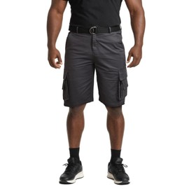 Men's Casual Golf Versatile Cargo Shorts Sports & Outdoors Camping Fishing Hiking Well with Polo (Charcoal, 34, NO Belt)