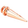 100set Punk Cone Spikes Studs Rose Gold Pointed Electroplating Burr