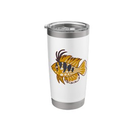 Kawaii Ram Cichlid Stainless Steel Insulated Tumbler