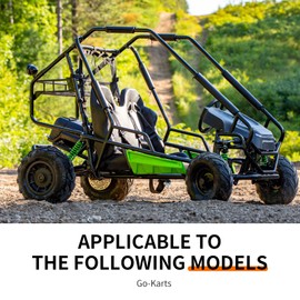 1" Live Axle Bearing Kit for Go-Karts Mini Bikes/Trikes/Off Road ATV with 3 Hole Flangettes Mount Hangers