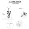 QGJNSGC Urn Necklace for Ashes Dog Pet Ash Necklace Paw