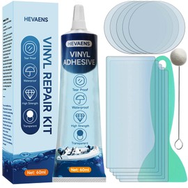 Pool Liner Patch Repair Kit, Waterproof Air Mattress Patch Kit, Inflatable Patch Repair Kit for Air Mattresses, Hot Tubs, above-Ground Pools, Bouncy Houses, Inflatables, Heavy Duty 60ml