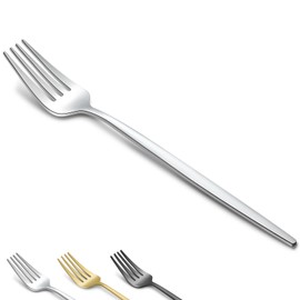 Pleafind 36-Pcs Silver Dinner Forks, 8.4 Inch Forks Silverware, Stainless Steel Forks, Silverware Forks, Mirror Polished Metal Forks, Bulk Forks for Home, Kitchen, Restaurant, Dishwasher Safe