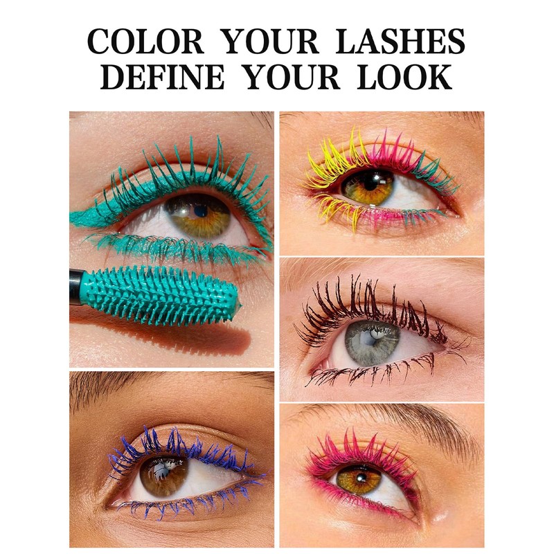 Kyannkara Volumizing Mascara Waterproof Long Lasting No Clumping Formula, Smooth