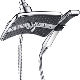 HEAD New "Bright Showers" Multi Function Rain Chrome Shower Head PSS3919-01