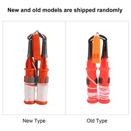 Ice Picks, 2Pcs Winter Ice Fishing Safety Picks Emergency Gear for Ice Fishing with Emergency Whistle Fishing Tackle Tool(White Rope) Fishing Tools and Accessories