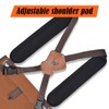 WELKINLAND 16-Pockets Waxed-Canvas Tool Apron, Heavy-Duty Woodwork Aprons, Fully-Adjustable Carpenter