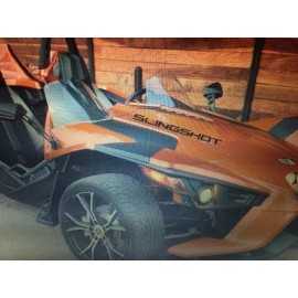 kappawindblade.com Polaris Slingshot Raised Acrylic Hood Letters (fits all models 2015-2020)