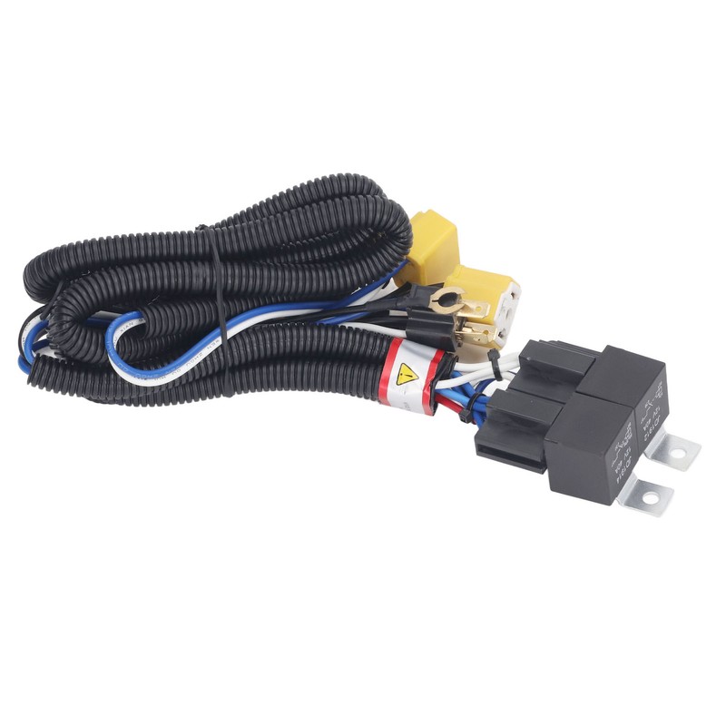 H4 Headlight Relay Harness High Temperature Resistant Ceramic Socket H6054