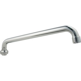 Master Plumber 181B, Faucet Tubular Spout Assembly, Waltec OEM W76545-1, 11" - Chrome