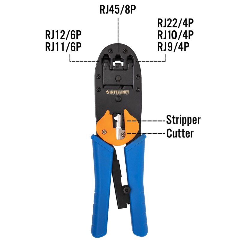 Pinza P/Crimpear Rj11/Rj12/Rj45