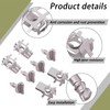 Ciuouient 4 Pair Engine Cover Retainers and Shield Thumb Pins